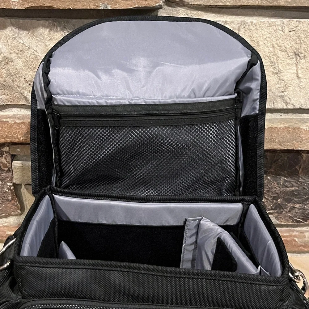 Canon Black and Gray Padded Camera Carrying Bag